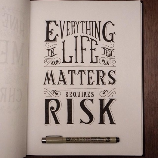 Everything in Life That Matters Requires Risk